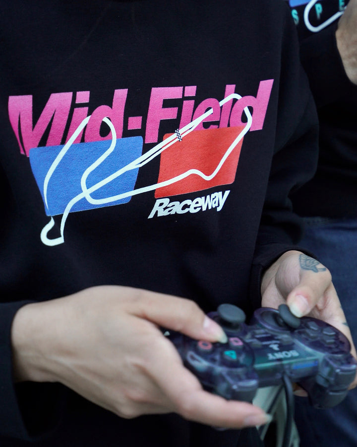 Mid-Field Raceway Sweatshirt - Black