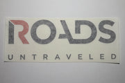 "Roads Untraveled" Logo Decal